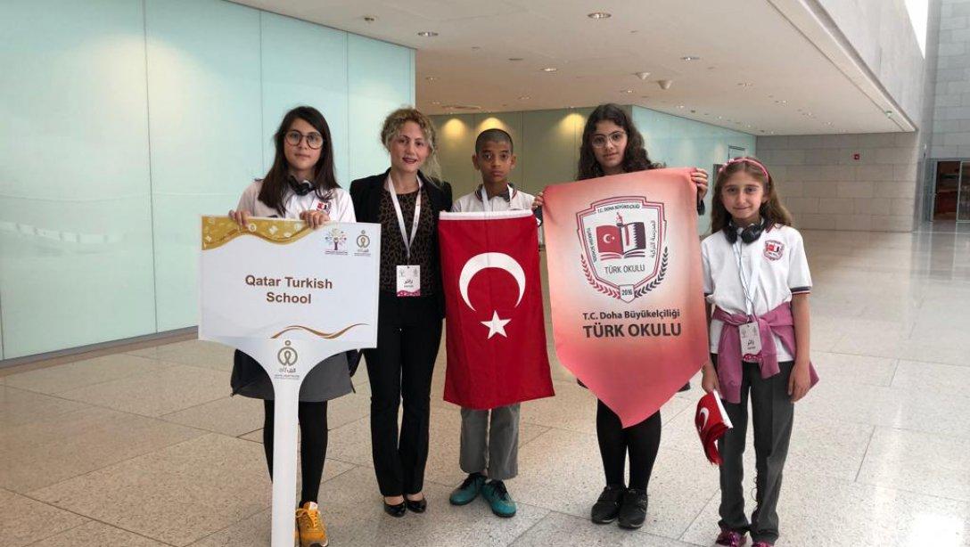 Katar Türk Okulu, Uluslararası Program Kapsamında Düzenlenen Yarışmada Katar 3.sü Olarak Amerika Birleşik Devletlerindeki Finallere Gitmeye Hak Kazandı