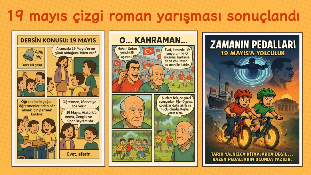19 Mayıs Temalı Çizgi Roman Yarışmasının Kazananları Açıklandı